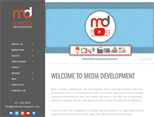 Tablet Screenshot of mediadevelopment.com